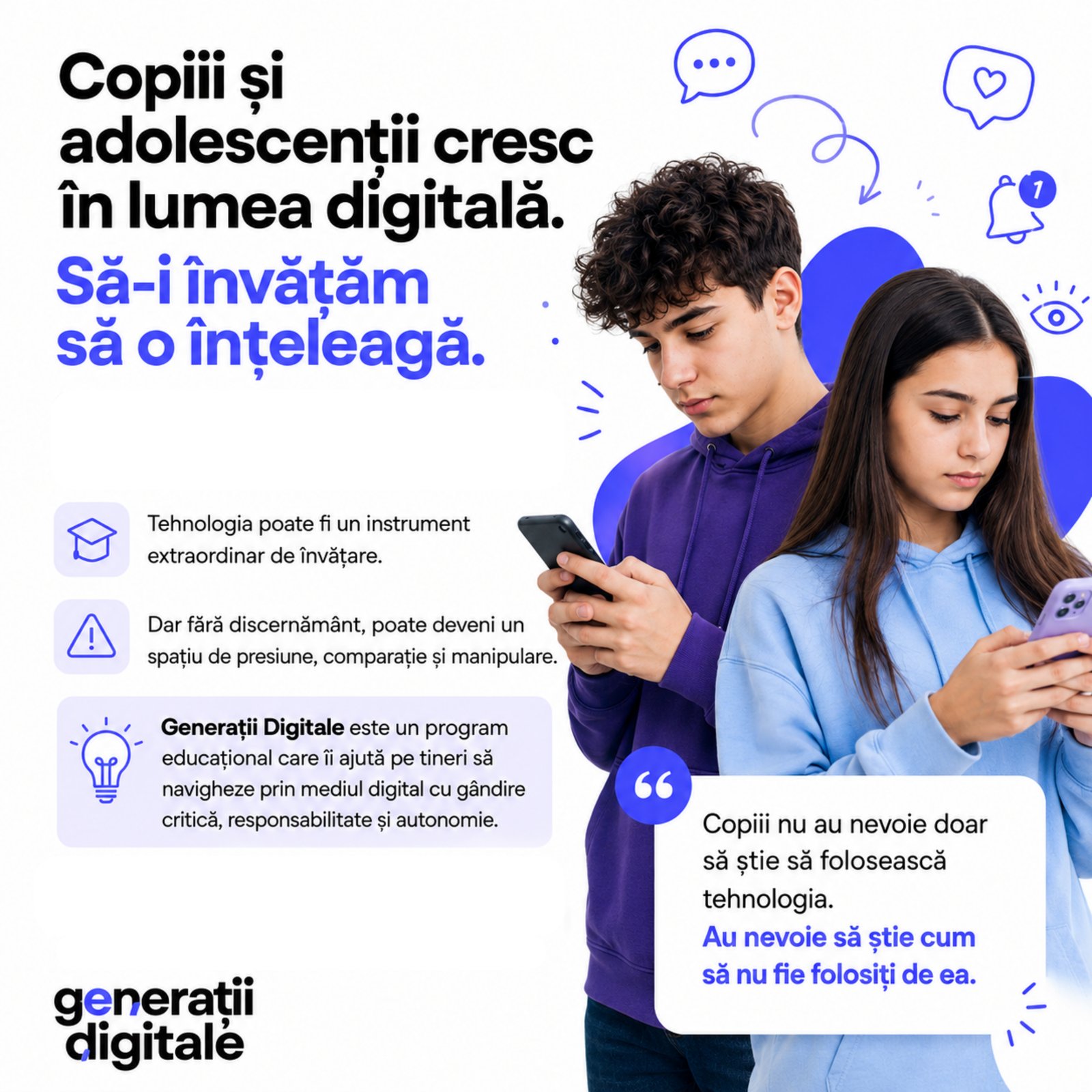 Copiii și adolescenții în lumea digitală
